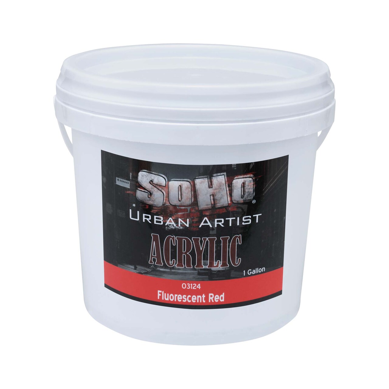SoHo Urban Artist Heavy Body Acrylic Paint - 1 Gallon - Thick, Rich Color, Excellent Coverage, Professional Quality - Artists Acrylic Paint